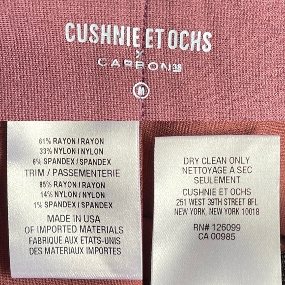 Cushnie Et Ochs x Carbon38 Mauve Azzura Pants - Picture 10 of 12